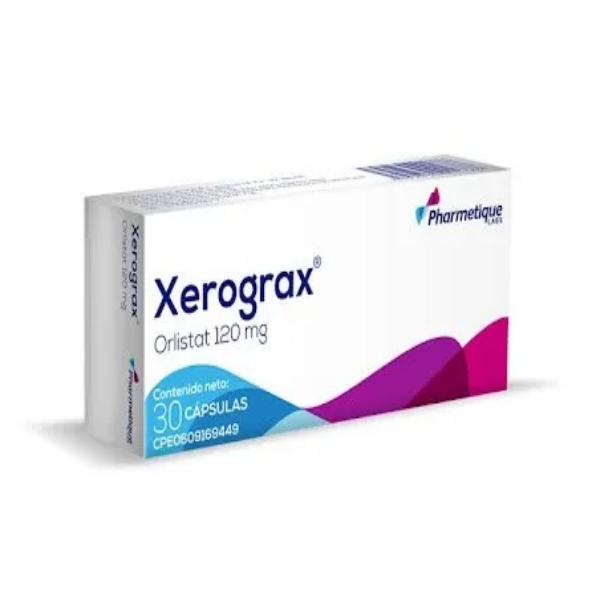 Xerograx Orlistat 120mg x 30 Cápsulas Pharmetique