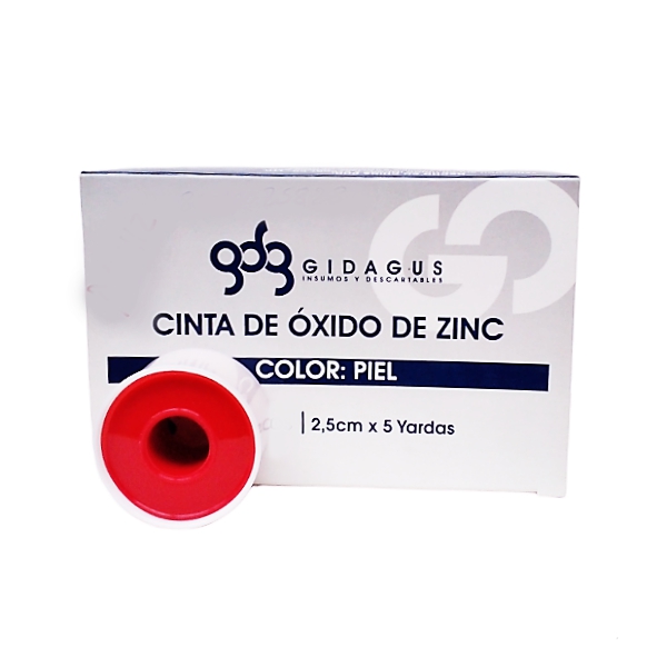 Adhesivo Óxido De Zinc Piel 2.5Cmx5 Yardas Gidagus