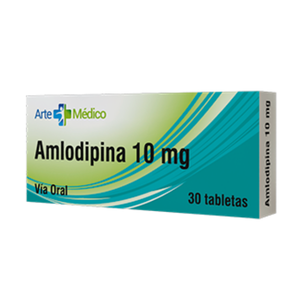 Amlodipina 10mg X 30 Tabletas Arte Médico