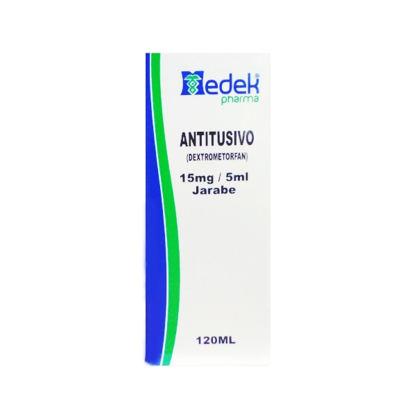 Antitusivo Dextrometorfano Jarabe Adulto 15mg/5ml x 120ml Medek