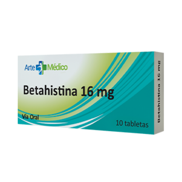Betahistina 16mg X 10 Tabletas Arte Médico