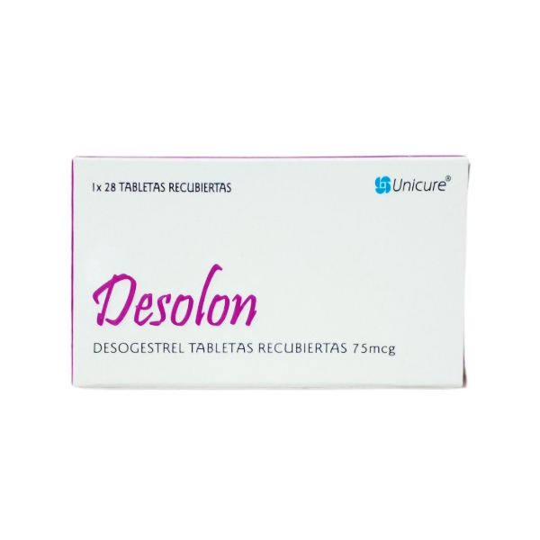 Desolon Desogestrel x 28 Tabletas Unicure