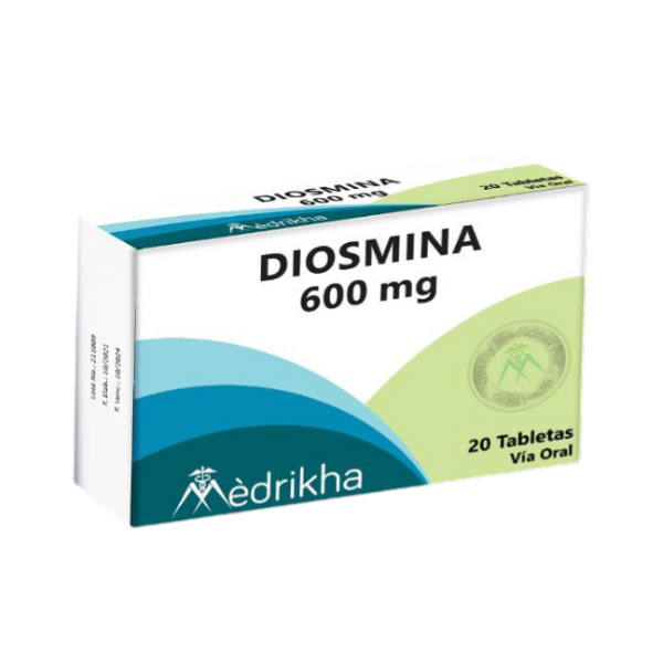 Diosmina 600mg x 20 Tabletas Medrikha