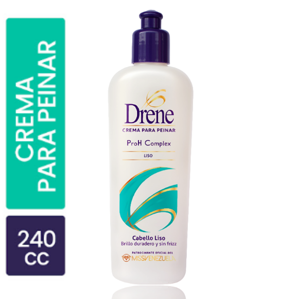 Drene Crema Peinar Proh Complex Cabello Liso. X 240Ml