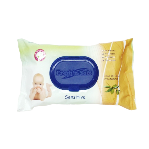 Fresh´N Soft Toallas Húmedas Sensitive X 60 Unidades