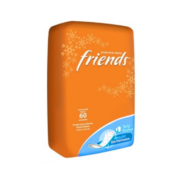 Friends Protector Diarios Tela X 60 Unidades