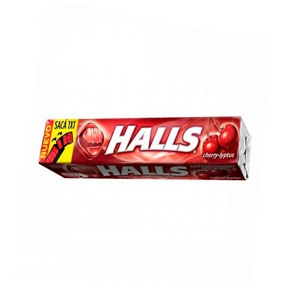 Halls Caramelos Mentol Cereza Lyptus 25.2Gr