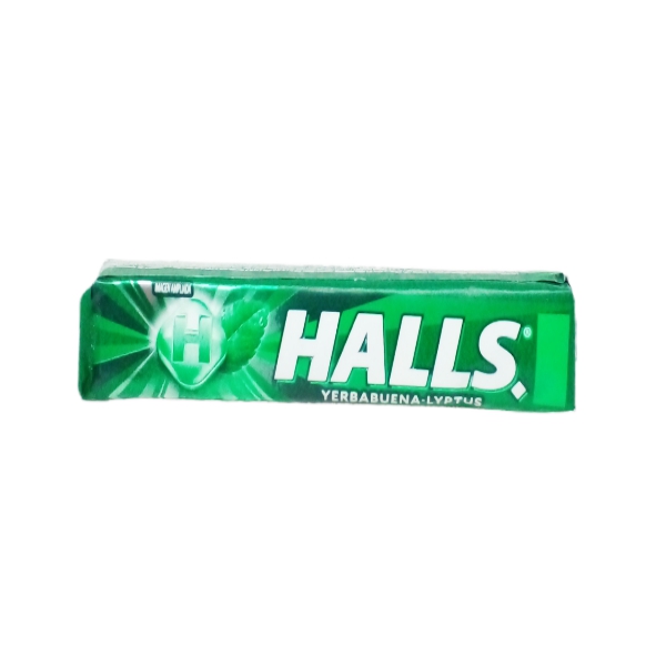 Halls Caramelos Yerbabuena y Eucalito 25.2Gr.
