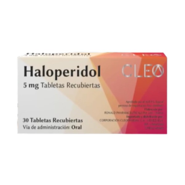 Haloperidol 5mg X 30 Tabletas Cleo Pharma