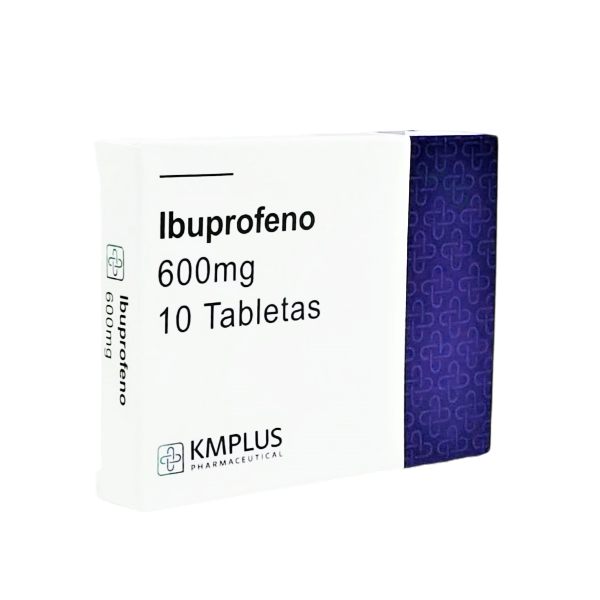 Ibuprofeno 600mg x 10 Tabletas Kmplus