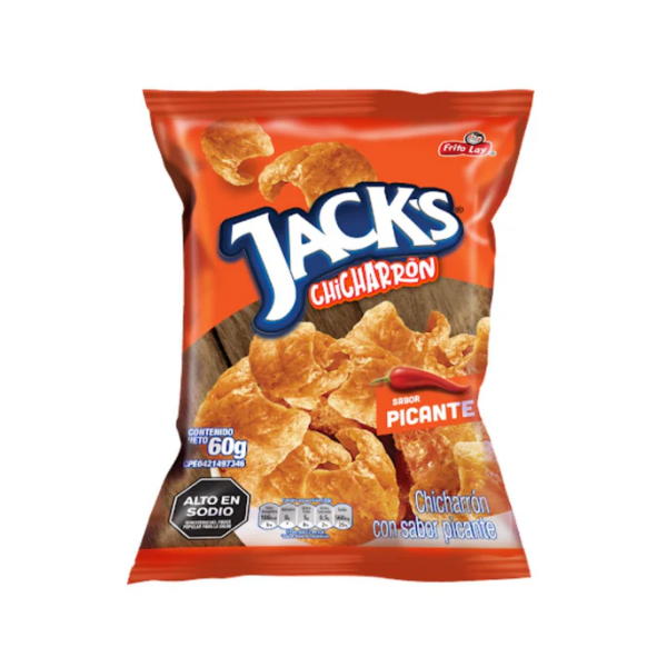 Jacks Chicharron Picante 60Gr.