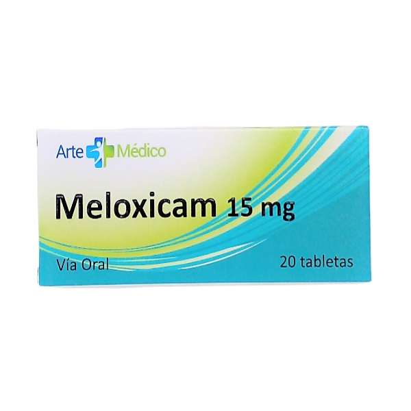 Meloxicam 15mg X 20 Tabletas . Arte Médico