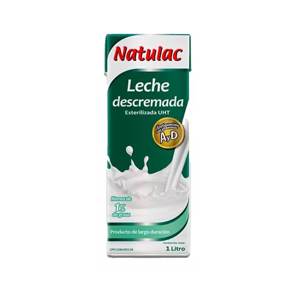 Natulac Leche Descremada 1L