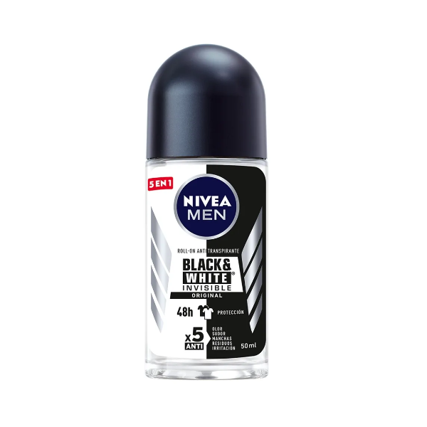 Nivea Desod Men Roll-On Black&White 50Ml.