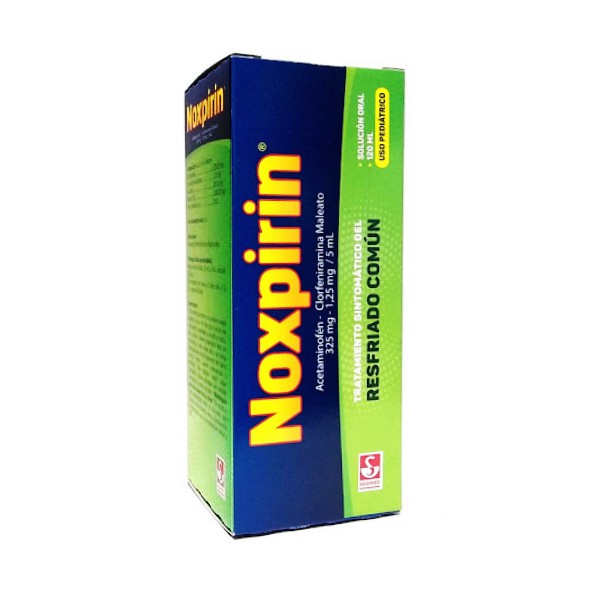 Noxpirin Jarabe Pediátrico 325mg/125mg x 120ml Siegfried