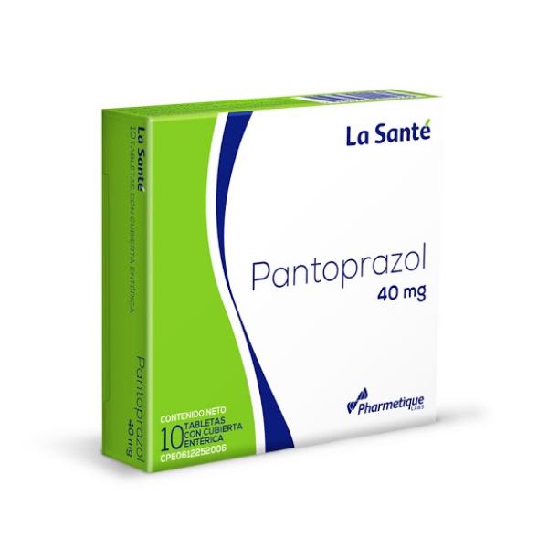 Pantoprazol 40mg X 10 Tabletas La Santé