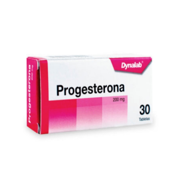 Progesterona 200mg X 30 Tabletas . Dynalab