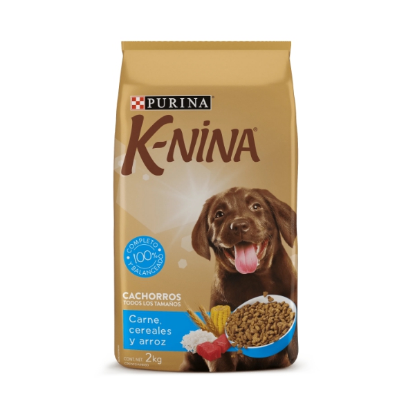 Purina K-Nina Cachorro Carne-Arroz Y Cereales 2Kg