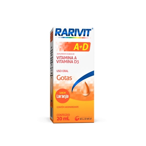 Rarivit A+D Solución Gotas Multivitamínico X 20Ml Globo