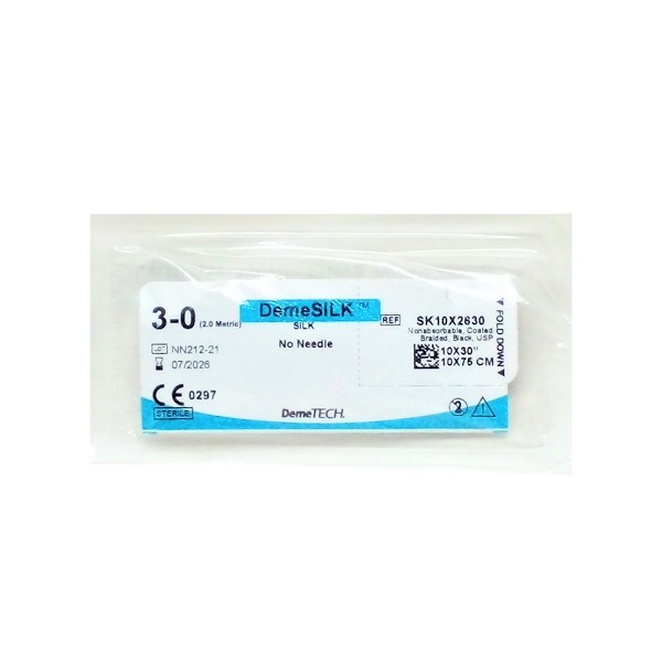 Sutura Seda Silk 3-0 Demetech