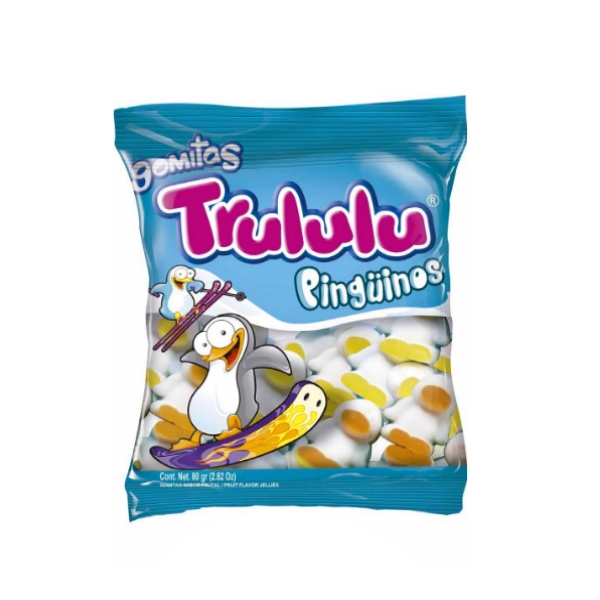 Trululu Gomitas Pinguinos 80Gr