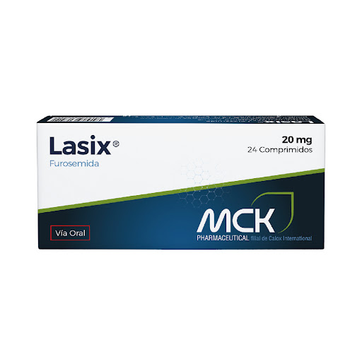 Lasix Furosemida 20mg x 24 Comprimidos Mck
