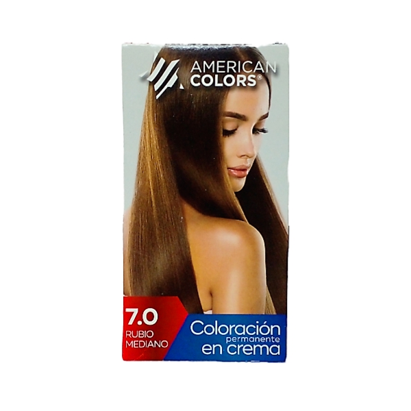 American Colors Tinte Kit 7.0 Rubio Mediano