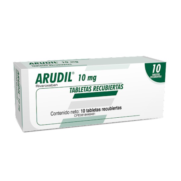 Arudil Rivaroxaban 10Mg X 10 Tabletas Farma