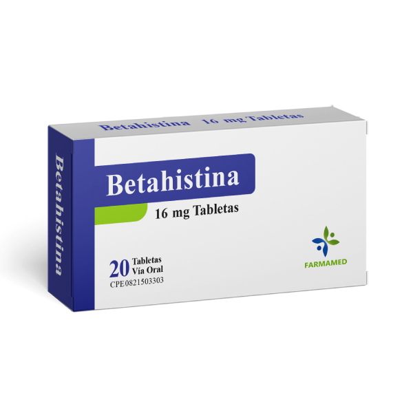 Betahistina 16Mg X 20 Tabletas Farmamed