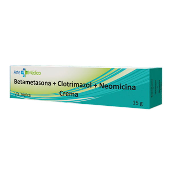 Betametasona+Clotrimazol+Neomicina Crema X 15Gr Arte Médico