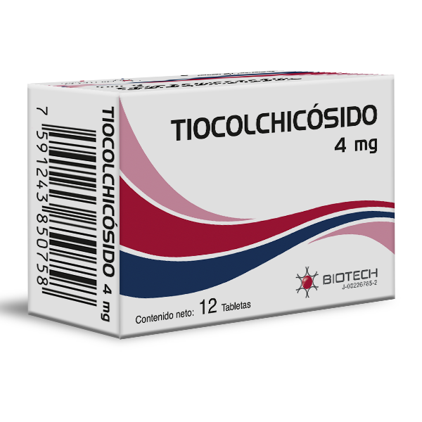 Tiocolchicósido 4Mg X 12 Tabletas Biotech