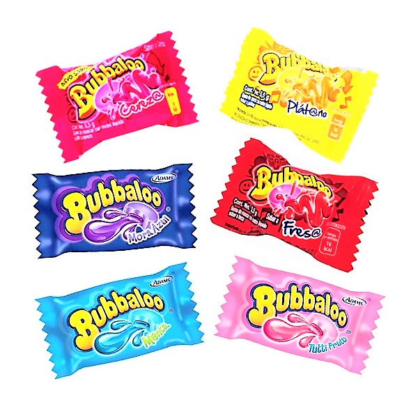Bubbaloo Chicles Sababores Surtidos 5.1Gr