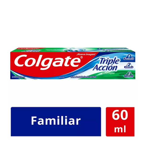 Colgate Crema Dental Triple Accion 60Ml