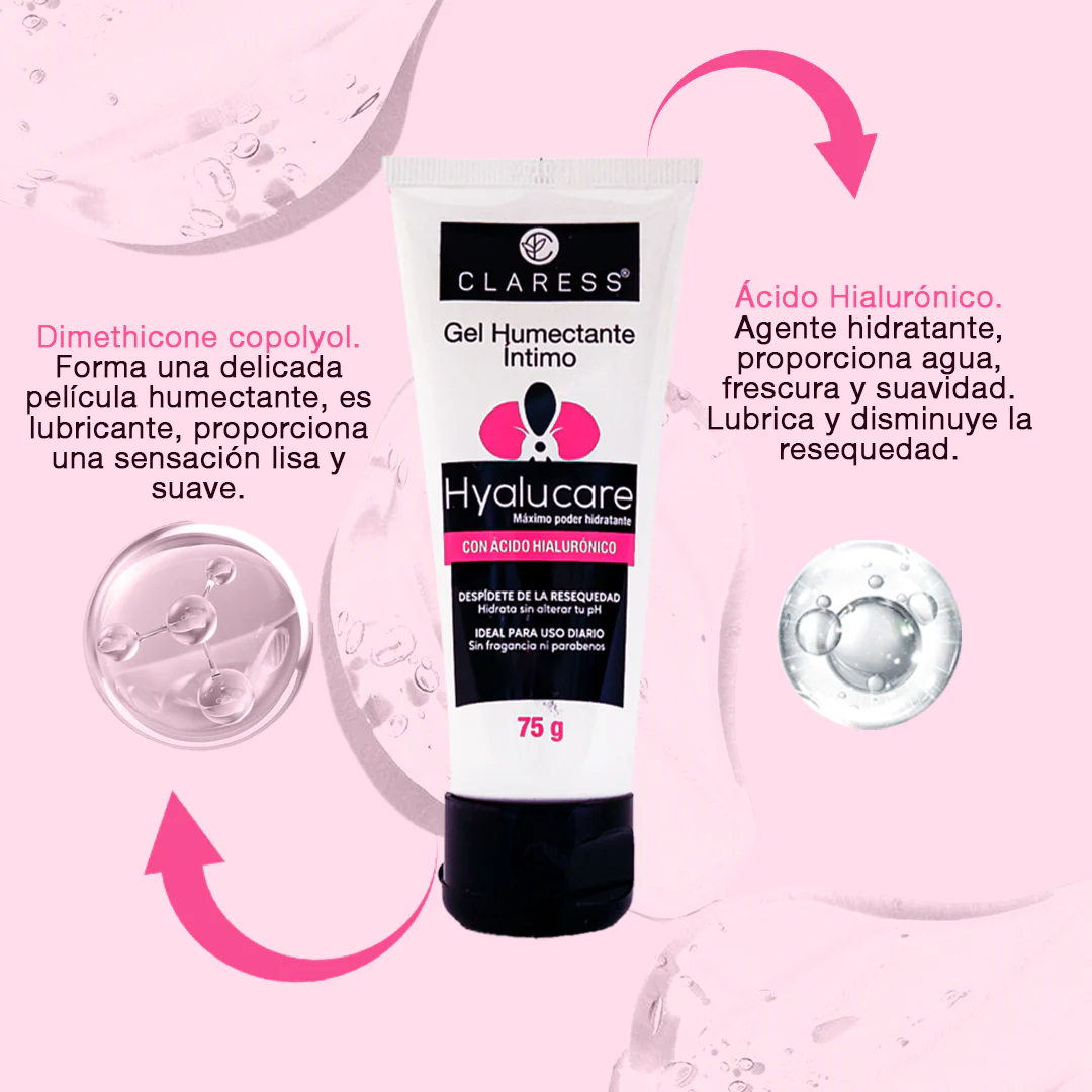 Claress Gel Humectante Íntimo 75Gr - Imagen 2