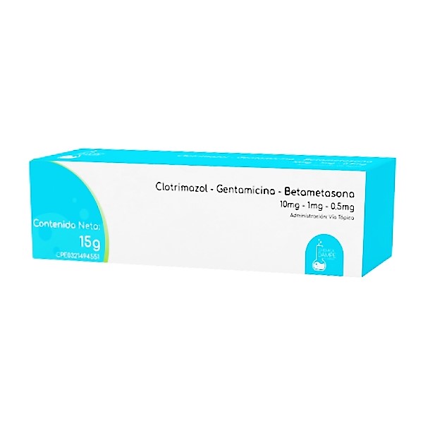 Clotrimazol+Gentamicina+Betametasona Crema X 15Gr Chemicaldampe