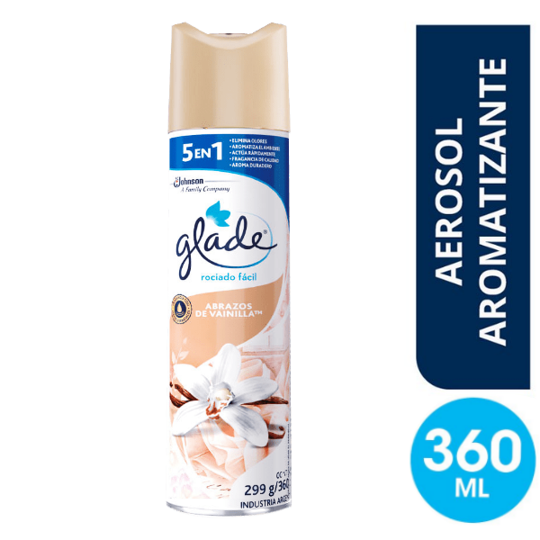 Glade 5 En 1 Abrazos De Vainilla 360Ml