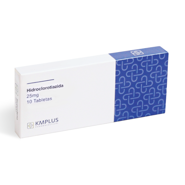 Hidroclorotiazida 25mg X 10 Tabletas Kmplus