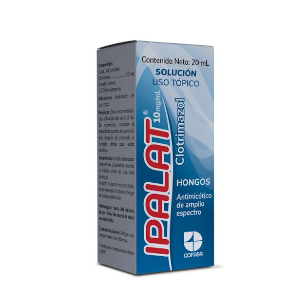 Ipalat Clotrimazol 10Mg/Ml X 20Ml. Cofasa