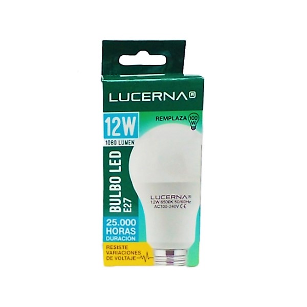 Lucerna Bombillo Bulbo Led E27 12W Ac100-1