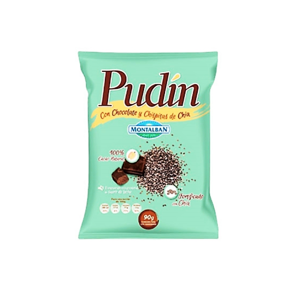 Montalban Pudin Sabor Chocolate Y Chia X 90Gr