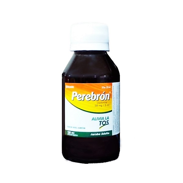 Perebron Oxolamina Jarabe Adulto Miel-Limón 50Mg/5Ml X 120Ml Elmor