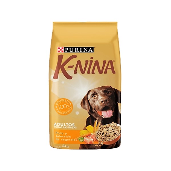 Purina K-Nina Adulto Pollo-Veg. Todas Las Razas 4Kg.
