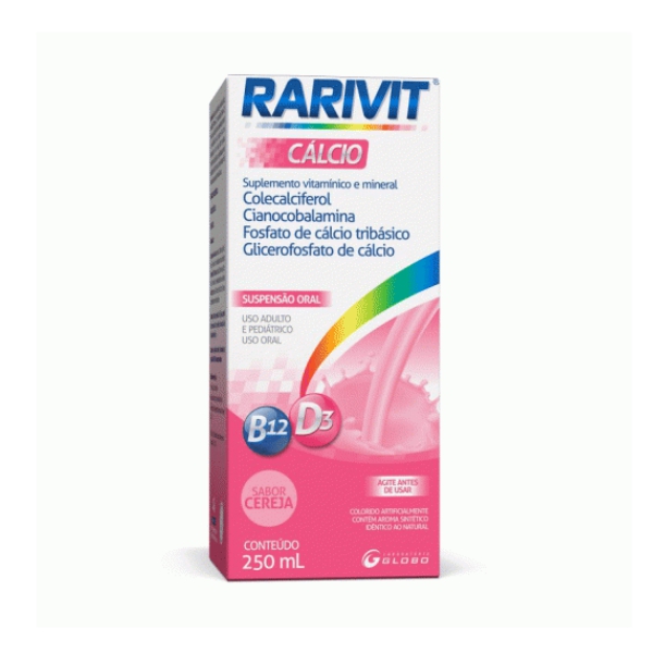 Rarivit Calcio Multivitamínico Jarabe X 250Ml. Globo