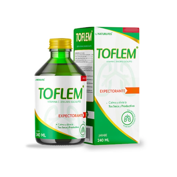 Toflem Jengibre+Eucalipto+Vitamina C Jarabe X 240Ml Natur Life´S