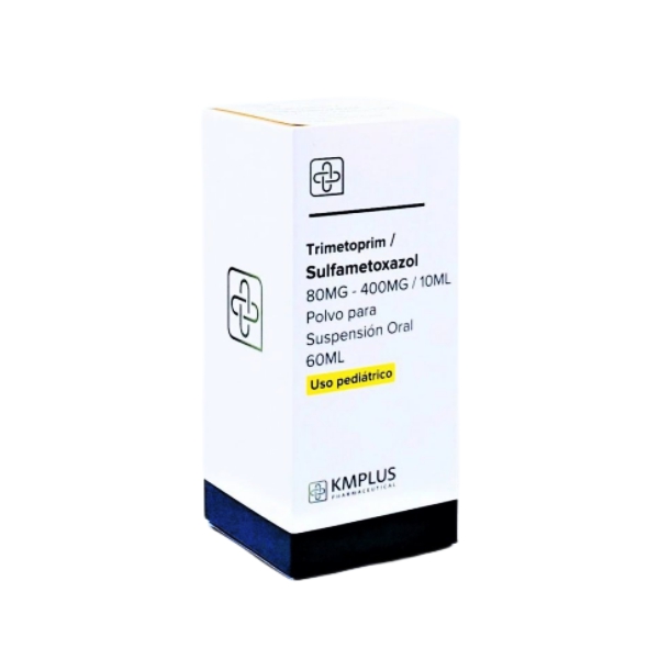 Trimetoprim+Sulfametoxazol Suspensión Polvo 80Mg/400Mg X 60Ml Kmplus
