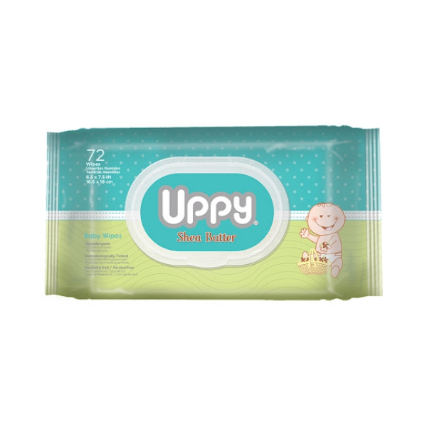 Uppy Shea Butter Toallas X 72 Unidades
