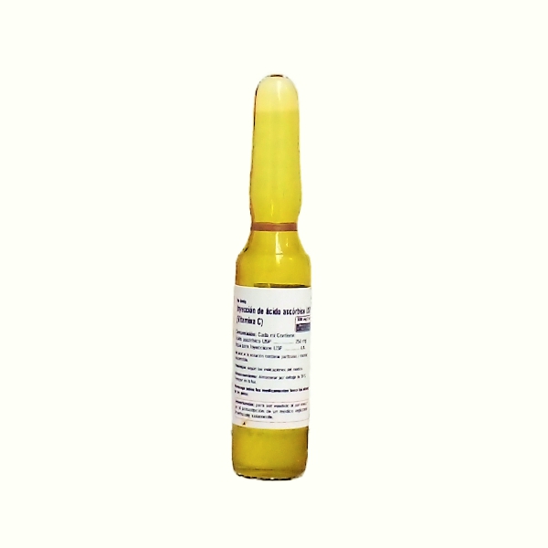 Vitamina C Ampolla 500Mg/2Ml I.M/I.V/S.C Rx Only