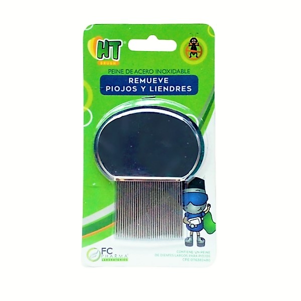 Peine Saca Piojos Acero Inoxidable - FC Pharma