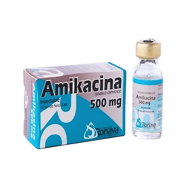 Amikacina Ampolla 500Mg/2Ml I.M/I.V Ronava