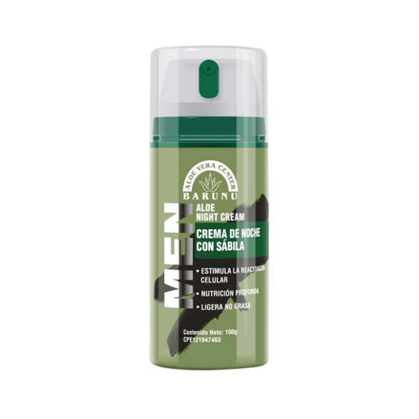 Barunu Men Crema De Noche Con Sábila X 100Gr